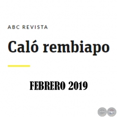 Cal Rembiapo - ABC Revista - Febrero 2019   .